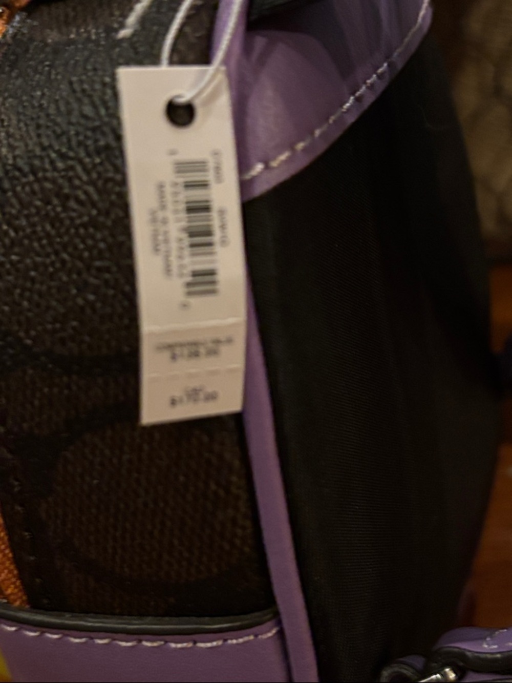 Coach Mini Court Backpack Bag Charm NWT - Picture 3 of 8